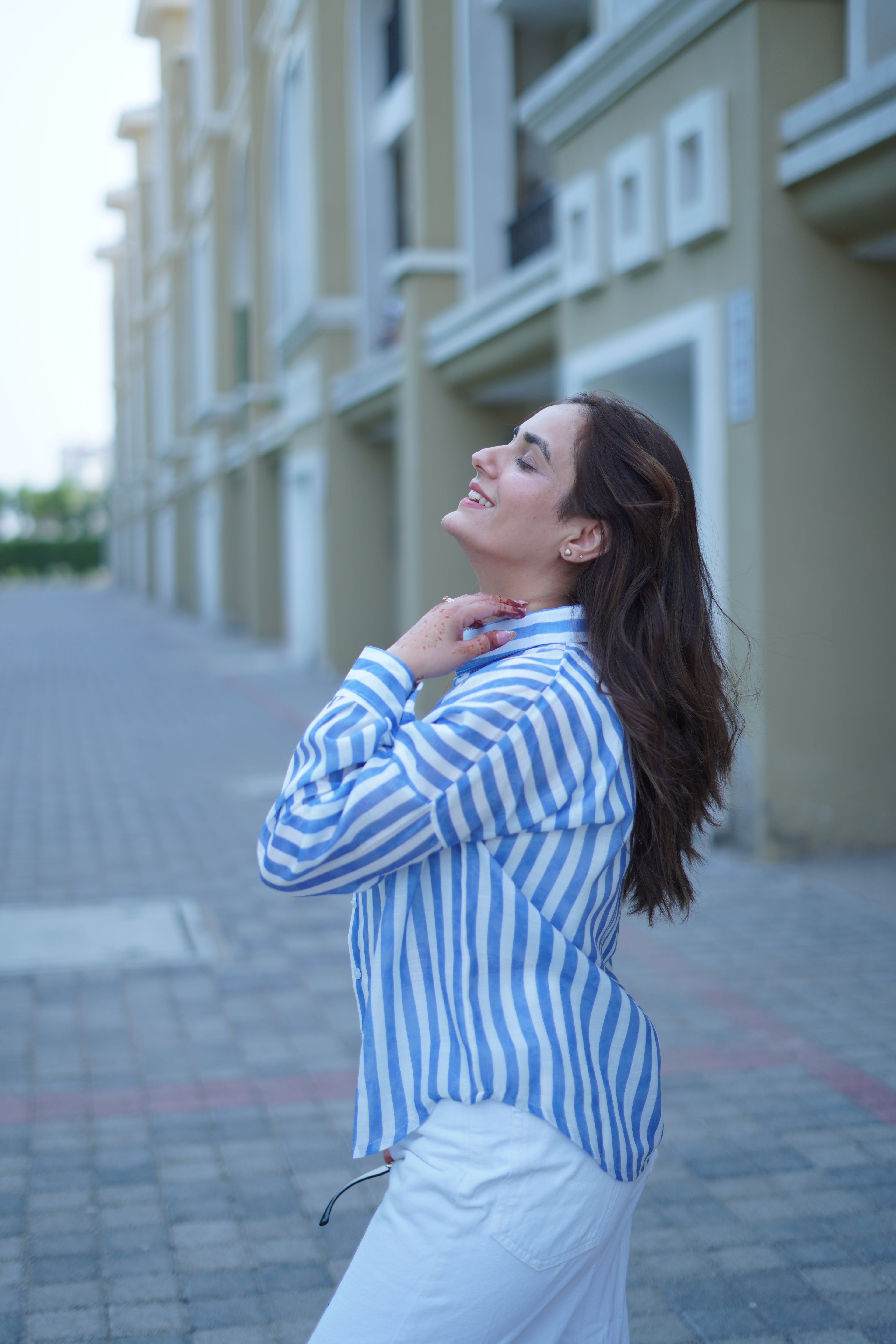 ZAUJA Saanjh  – Deepika inspired  stripe shirt