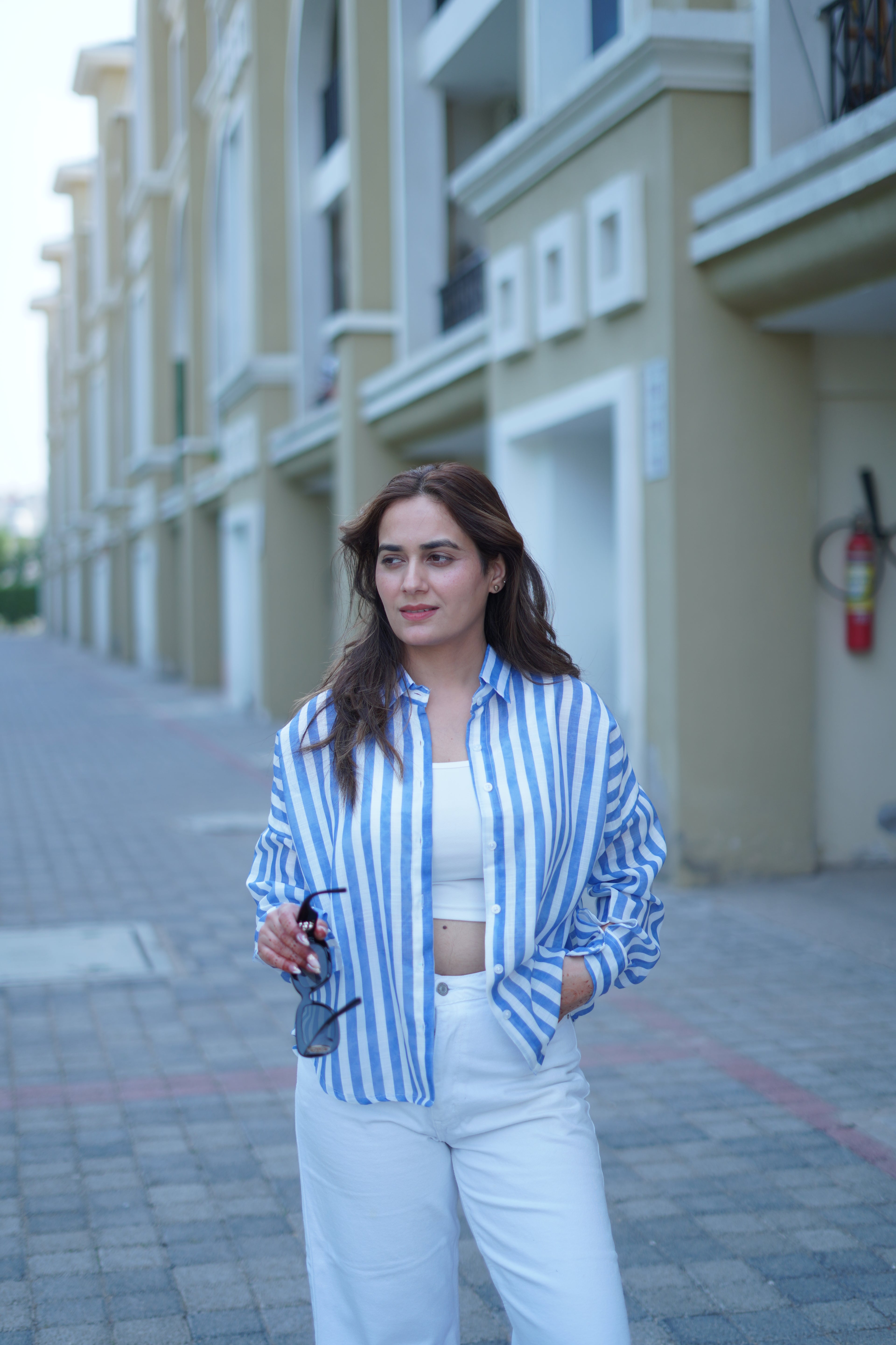 ZAUJA Saanjh  – Deepika inspired  stripe shirt