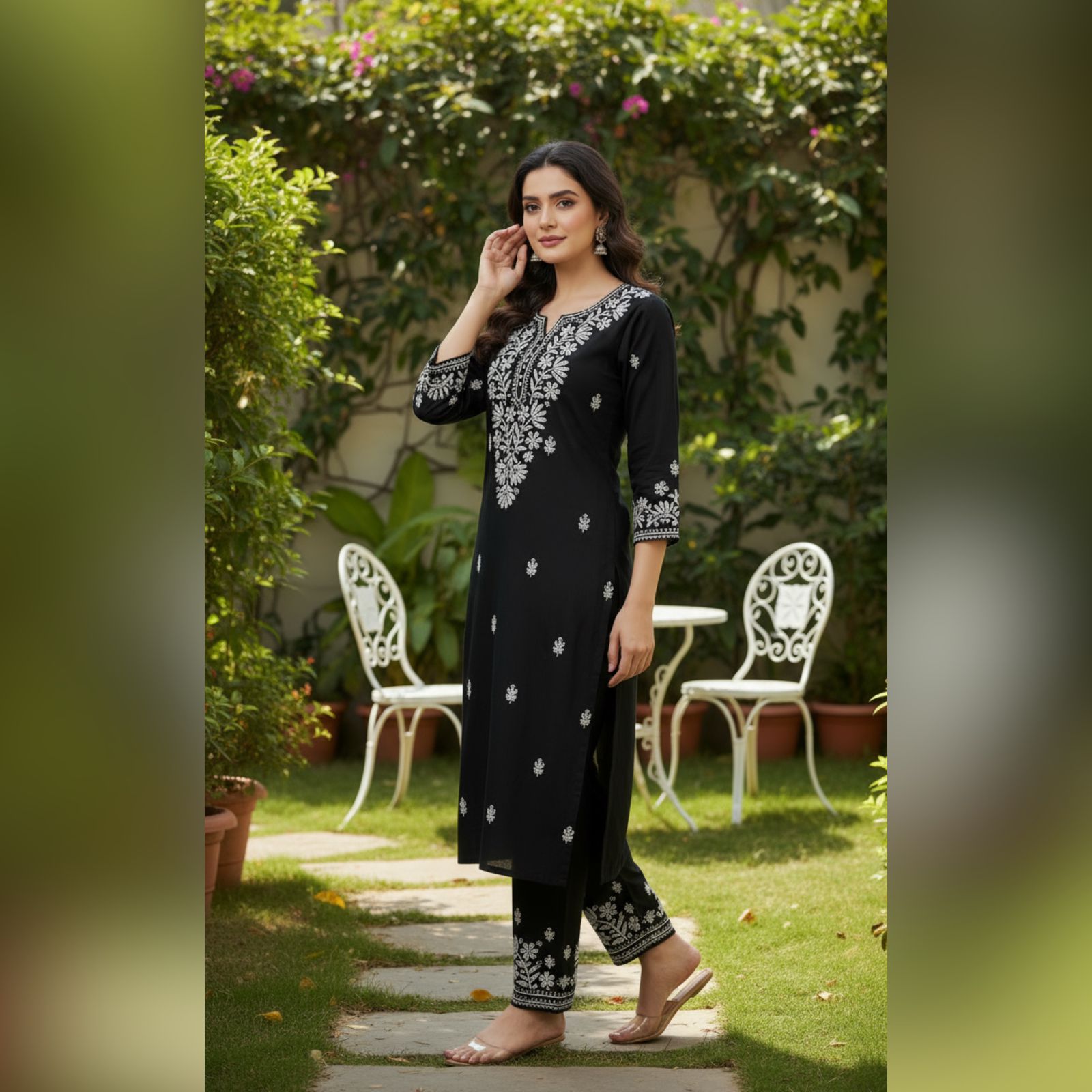 ZAUJA Adaa — The Chikankari Edit