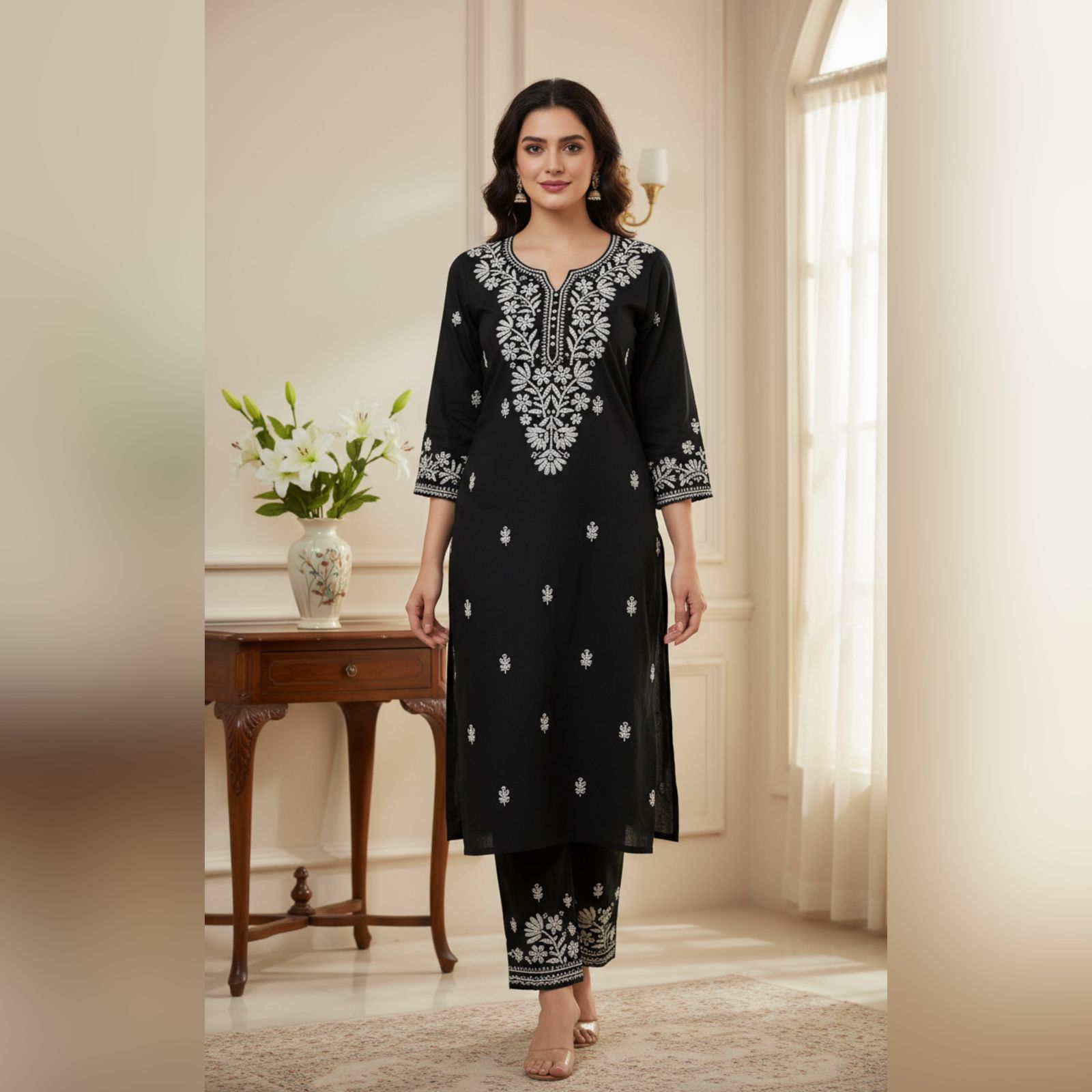 ZAUJA Adaa — The Chikankari Edit